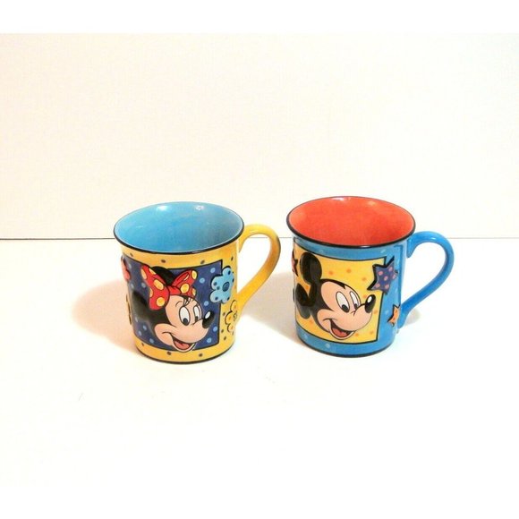 Mickey and Minnie Mouse Mugs Walt Disney World - Picture 2 of 4